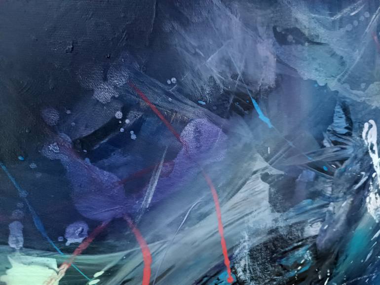 Original Abstract Fantasy Painting by Kloska Ovidiu