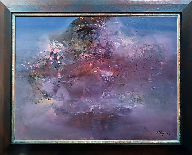 Original Abstract Landscape Painting by Kloska Ovidiu