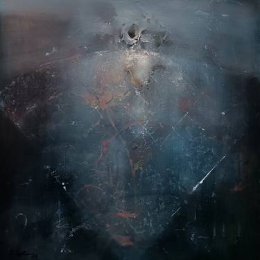 Original Abstract Expressionism Outer Space Paintings by Kloska Ovidiu