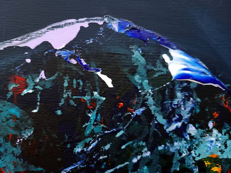 Original Abstract Expressionism Fantasy Painting by Kloska Ovidiu