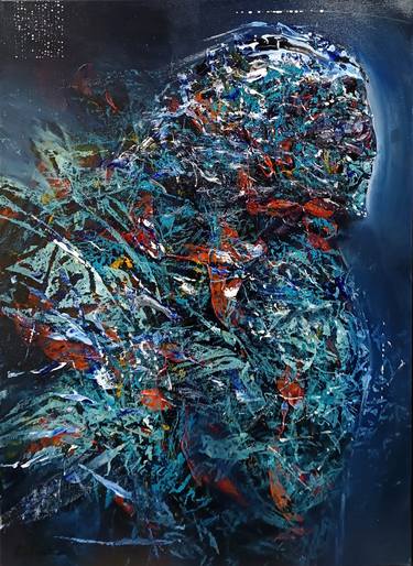 Original Abstract Religion Paintings by Kloska Ovidiu