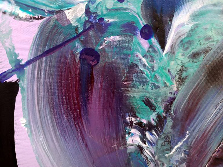 Original Abstract Still Life Painting by Kloska Ovidiu