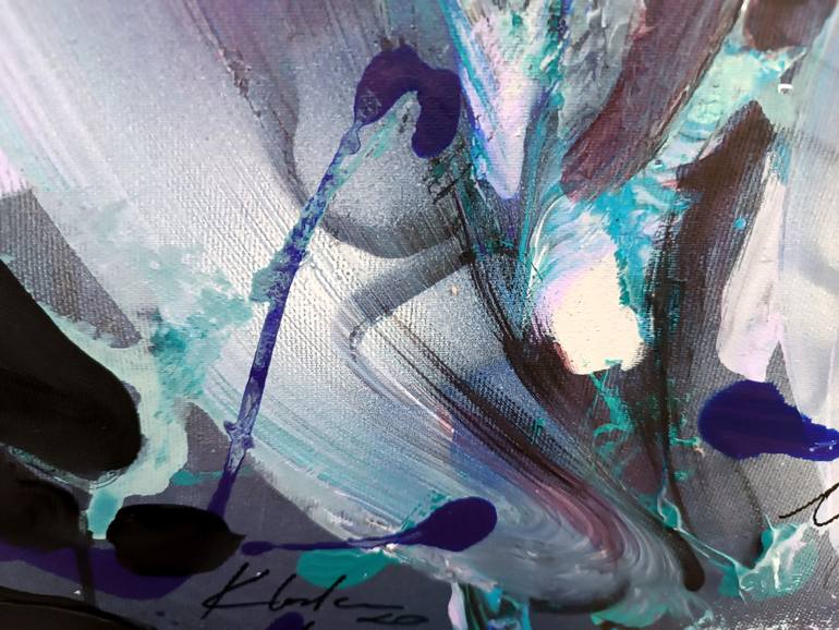 Original Abstract Still Life Painting by Kloska Ovidiu