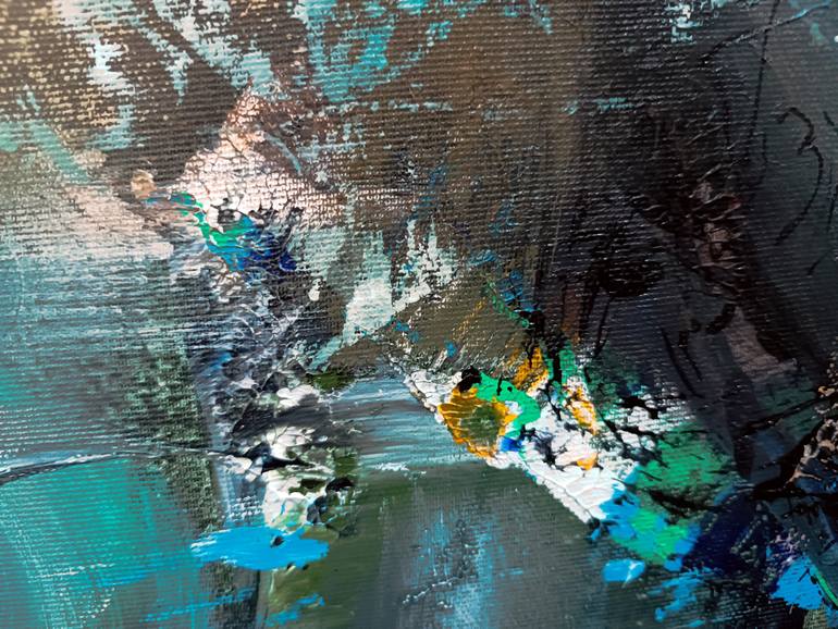 Original Abstract Landscape Painting by Kloska Ovidiu