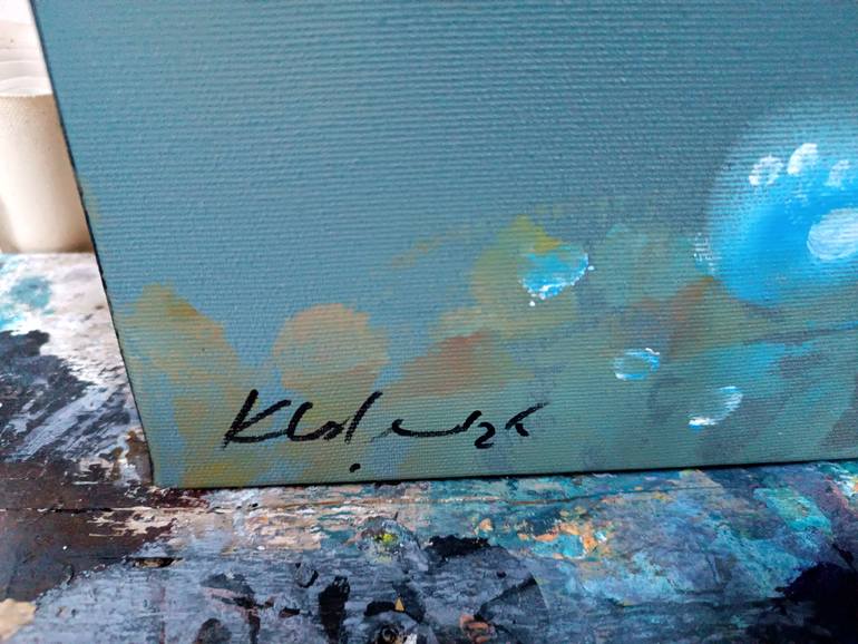 Original Abstract Landscape Painting by Kloska Ovidiu