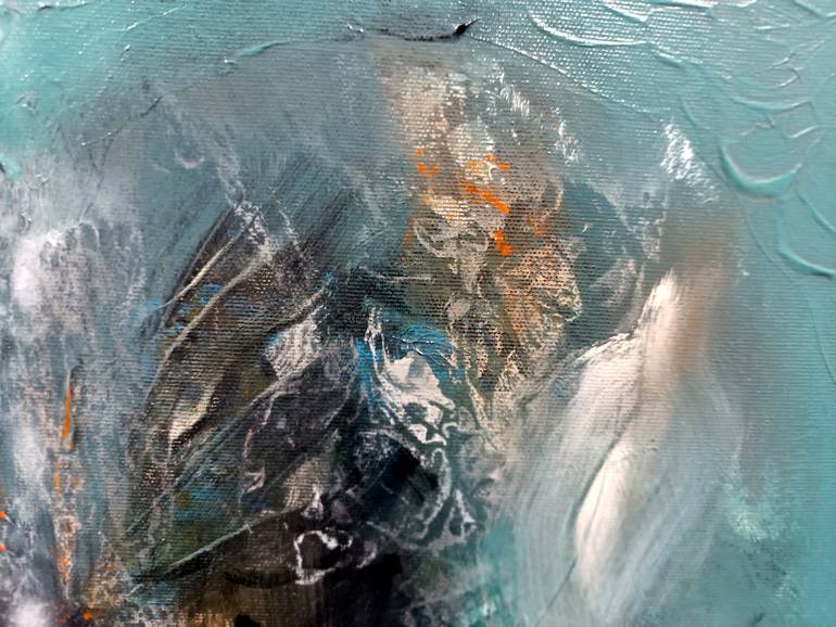 Original Abstract Expressionism Abstract Painting by Kloska Ovidiu