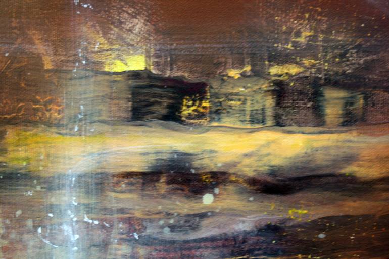 Original Conceptual Landscape Painting by Kloska Ovidiu
