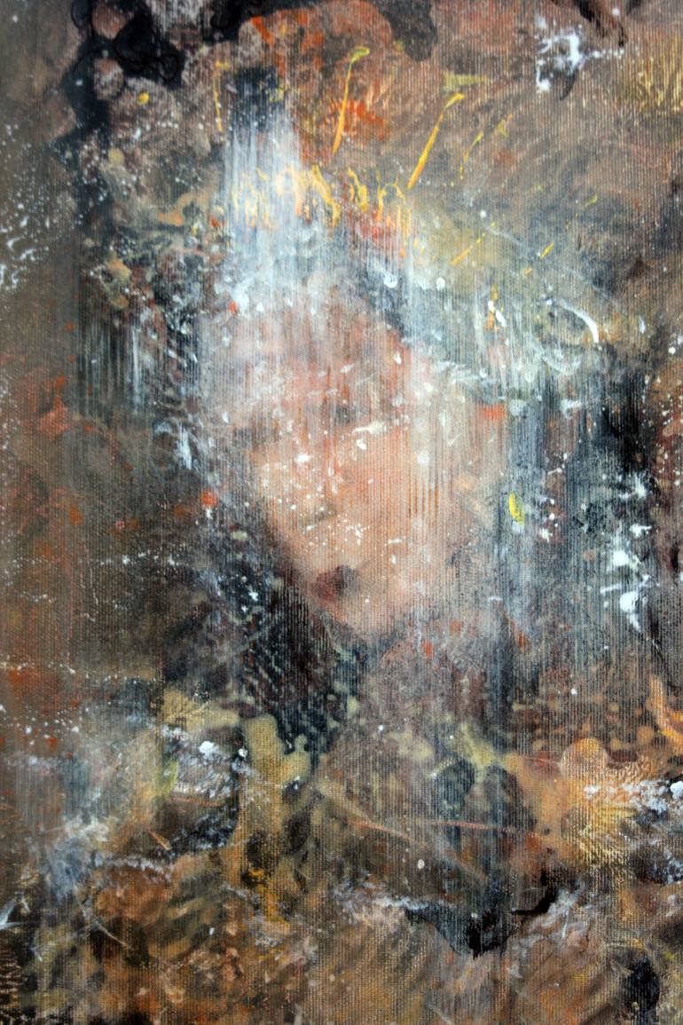 Original Conceptual Love Painting by Kloska Ovidiu