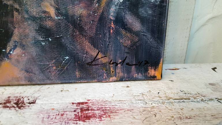 Original Abstract Landscape Painting by Kloska Ovidiu