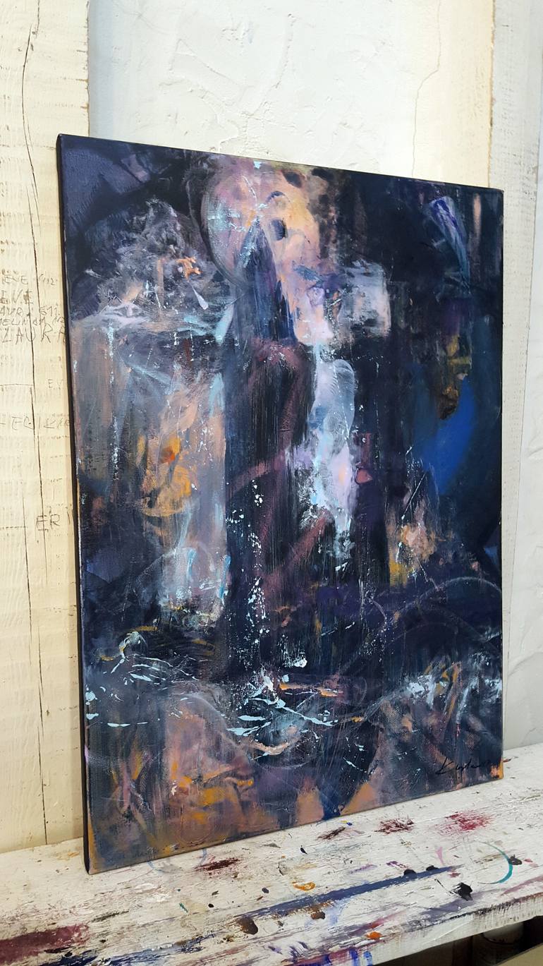 Original Abstract Landscape Painting by Kloska Ovidiu