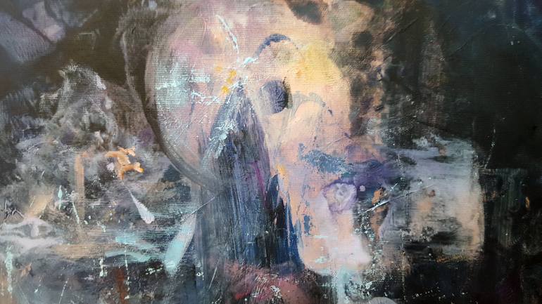 Original Abstract Landscape Painting by Kloska Ovidiu