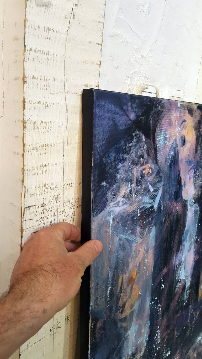 Original Abstract Landscape Painting by Kloska Ovidiu