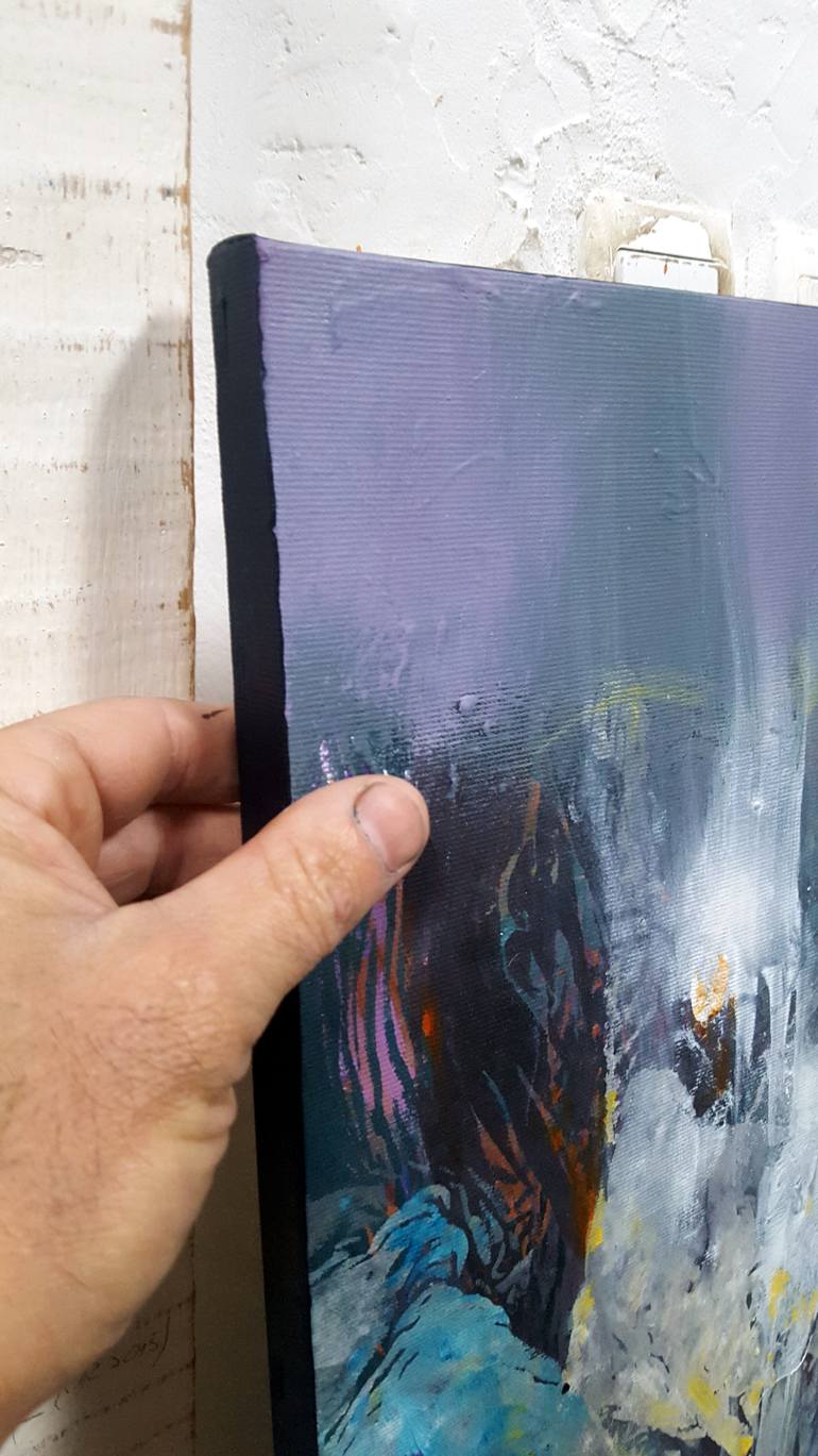 Original Abstract Landscape Painting by Kloska Ovidiu