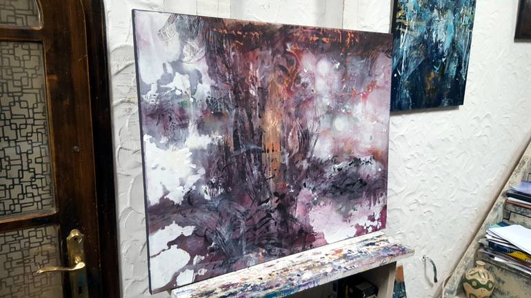 Original Abstract Landscape Painting by Kloska Ovidiu