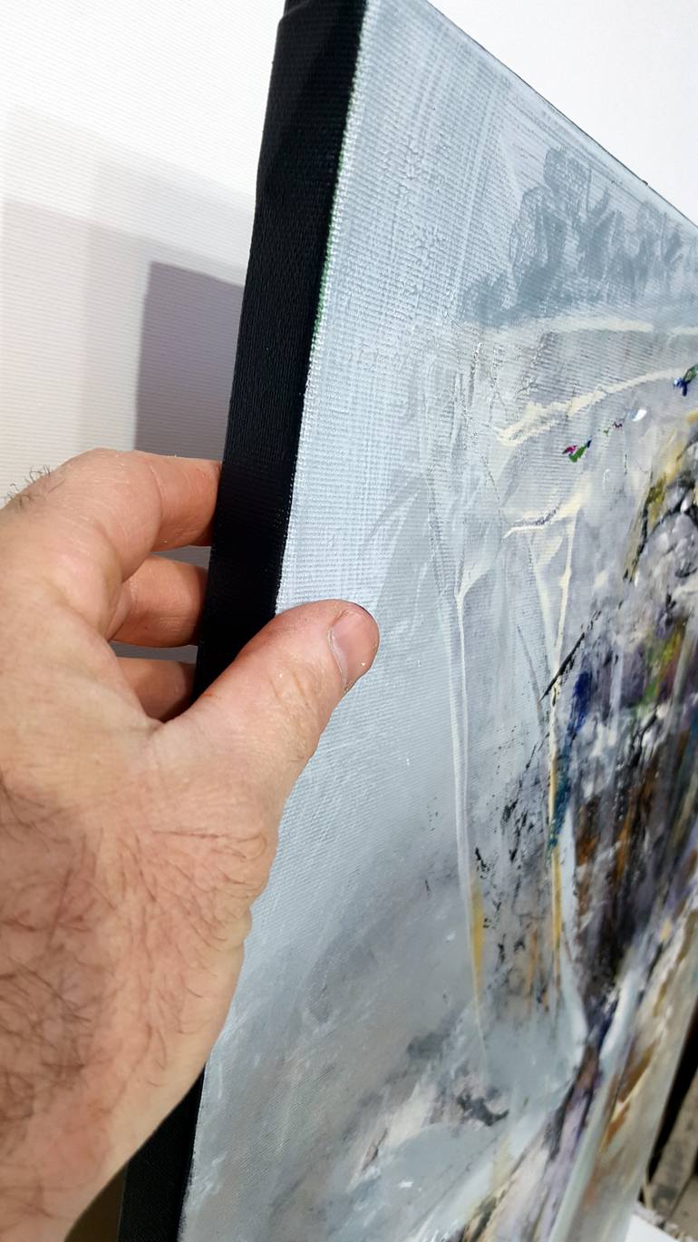 Original Abstract Still Life Painting by Kloska Ovidiu