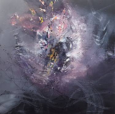 WE ARE STAR DUST ABOUT THE DIVINITY OF CREATION LARGE PAINTING BY O KLOSKA thumb