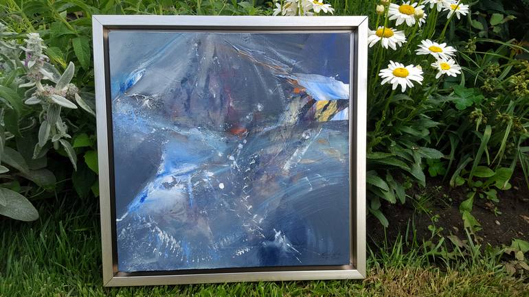 Original Abstract Outer Space Painting by Kloska Ovidiu