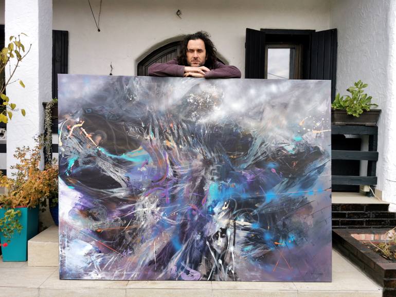 Original Abstract Expressionism Other Painting by Kloska Ovidiu