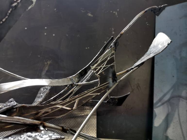 Original Conceptual Outer Space Sculpture by Kloska Ovidiu