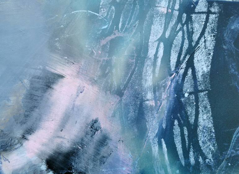Original Abstract Expressionism Abstract Painting by Kloska Ovidiu