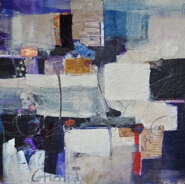 Original Abstract Collage by Lisa Haddad