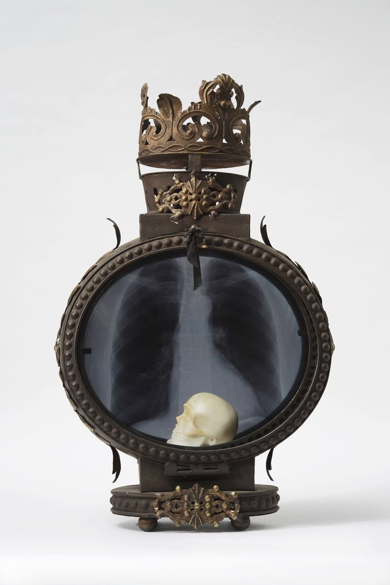 Original Mortality Sculpture by Claudia Flynn
