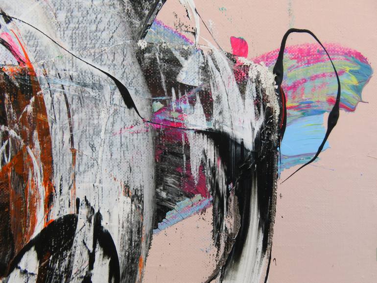 Original Abstract Expressionism Abstract Painting by Eustaquio Carrasco