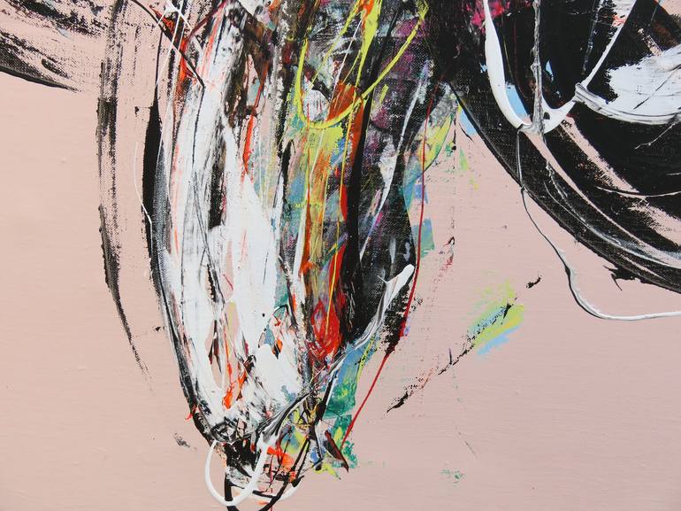 Original Abstract Expressionism Abstract Painting by Eustaquio Carrasco
