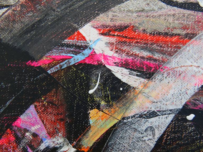 Original Abstract Expressionism Abstract Painting by Eustaquio Carrasco