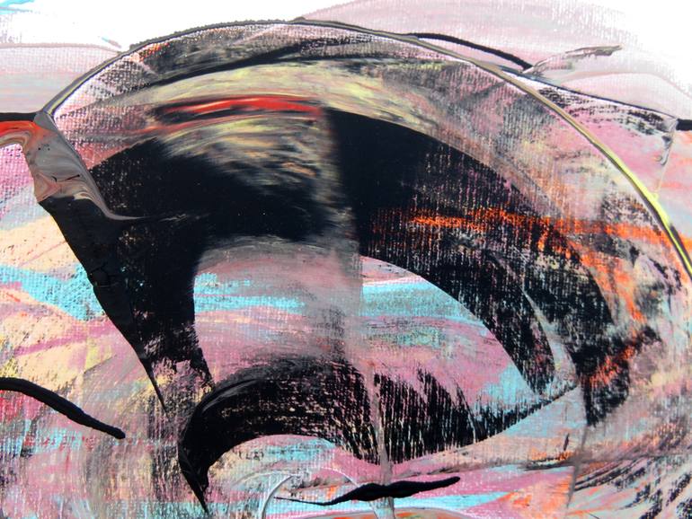 Original Abstract Expressionism Abstract Painting by Eustaquio Carrasco