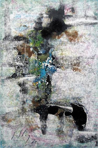 Original Abstract Expressionism Abstract Paintings by Eustaquio Carrasco