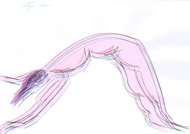 Original Nude Drawings by Eustaquio Carrasco
