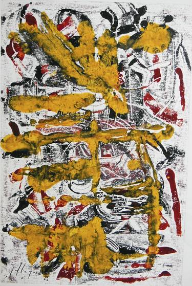 Original Abstract Expressionism Abstract Paintings by Eustaquio Carrasco