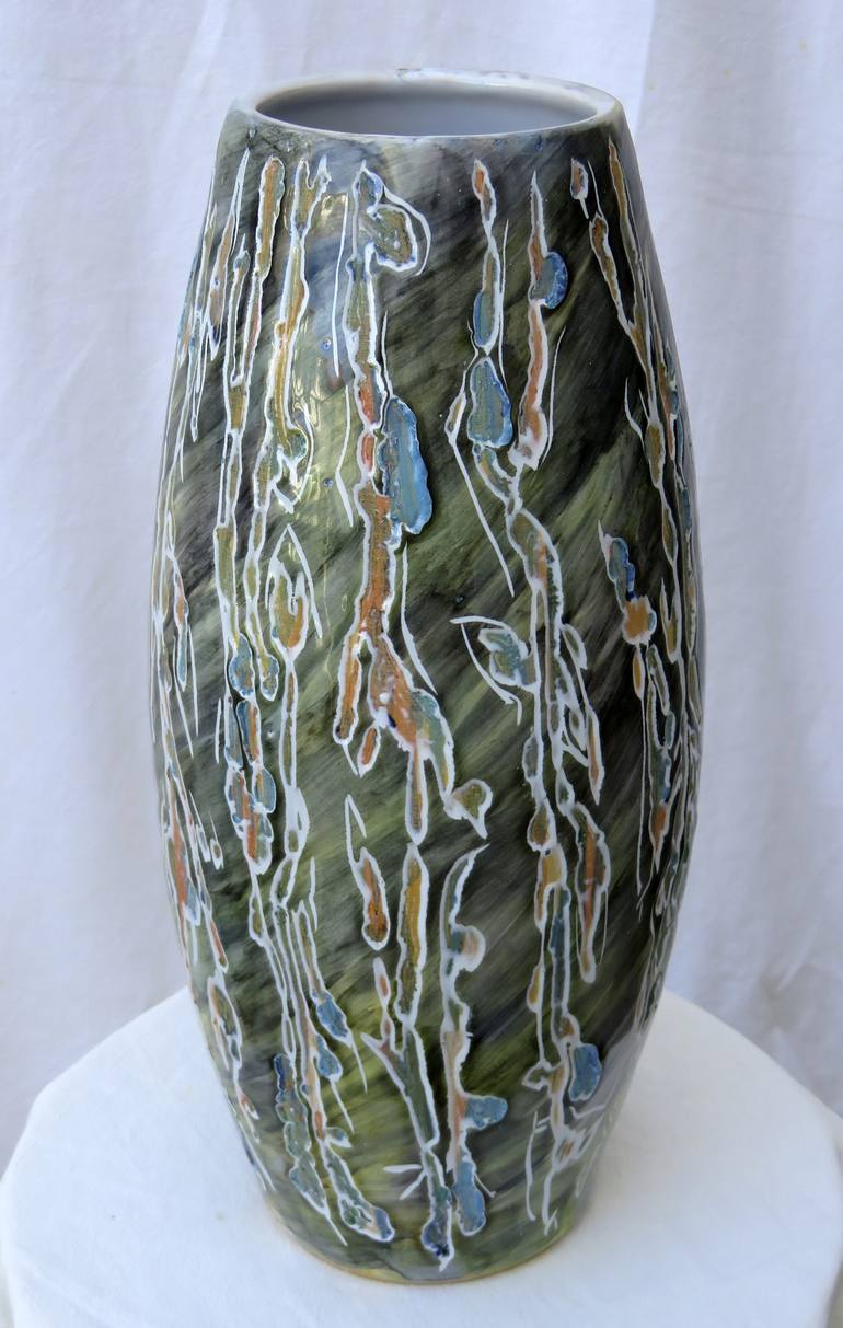 Ceramic piece: "Furrows in the jungle" - Print