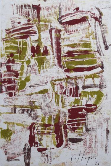 Print of Abstract Expressionism Abstract Printmaking by Eustaquio Carrasco