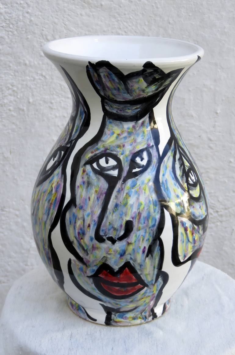 Original Figurative Portrait Sculpture by Eustaquio Carrasco