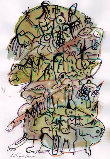 Conglomeration of characters and animals 4 thumb