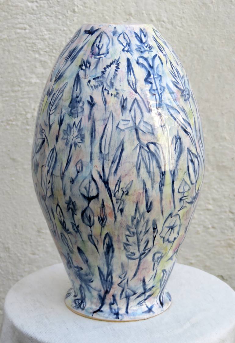 Original Figurative Floral Sculpture by Eustaquio Carrasco