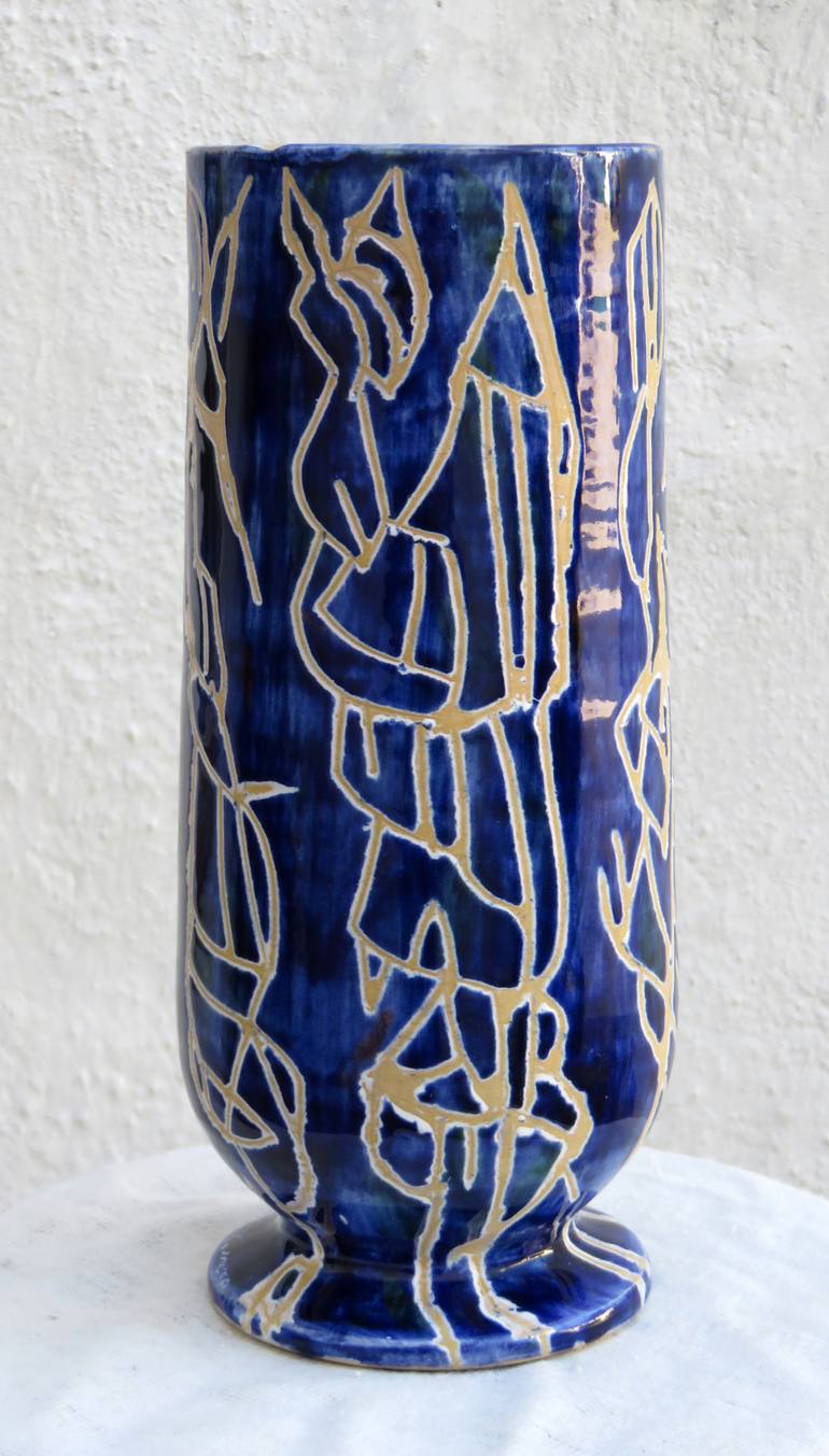 Original Abstract Expressionism Abstract Sculpture by Eustaquio Carrasco