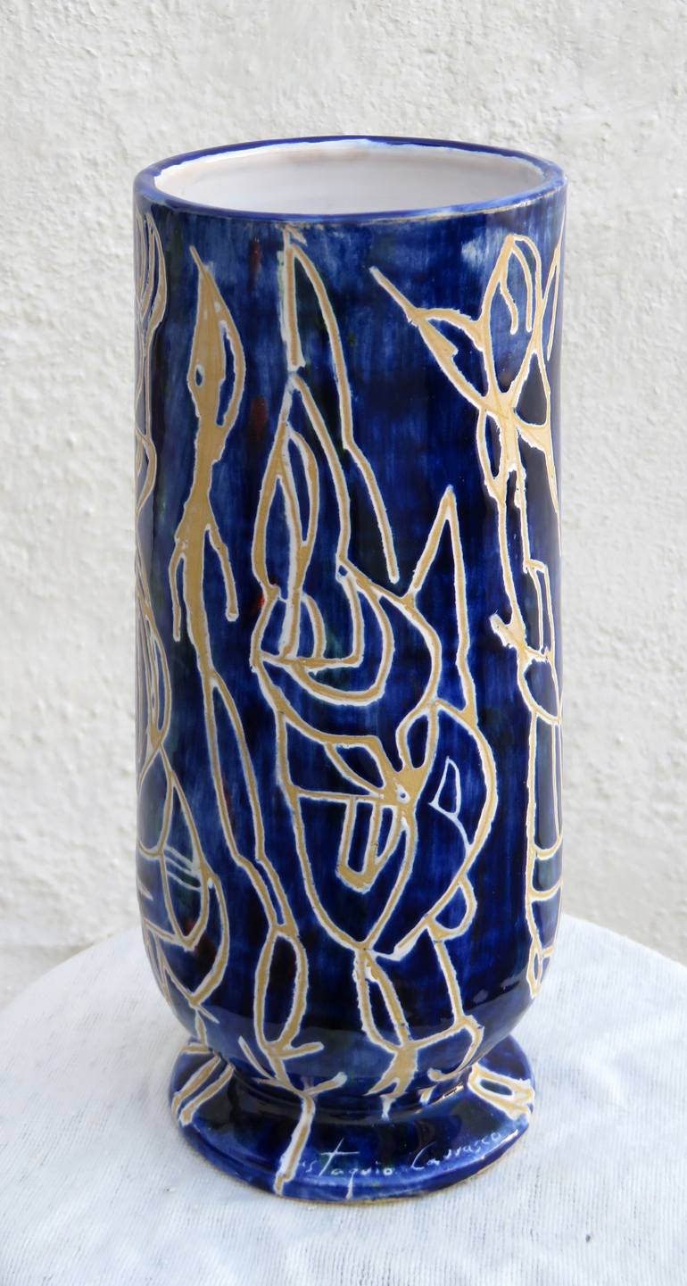 Original Abstract Expressionism Abstract Sculpture by Eustaquio Carrasco