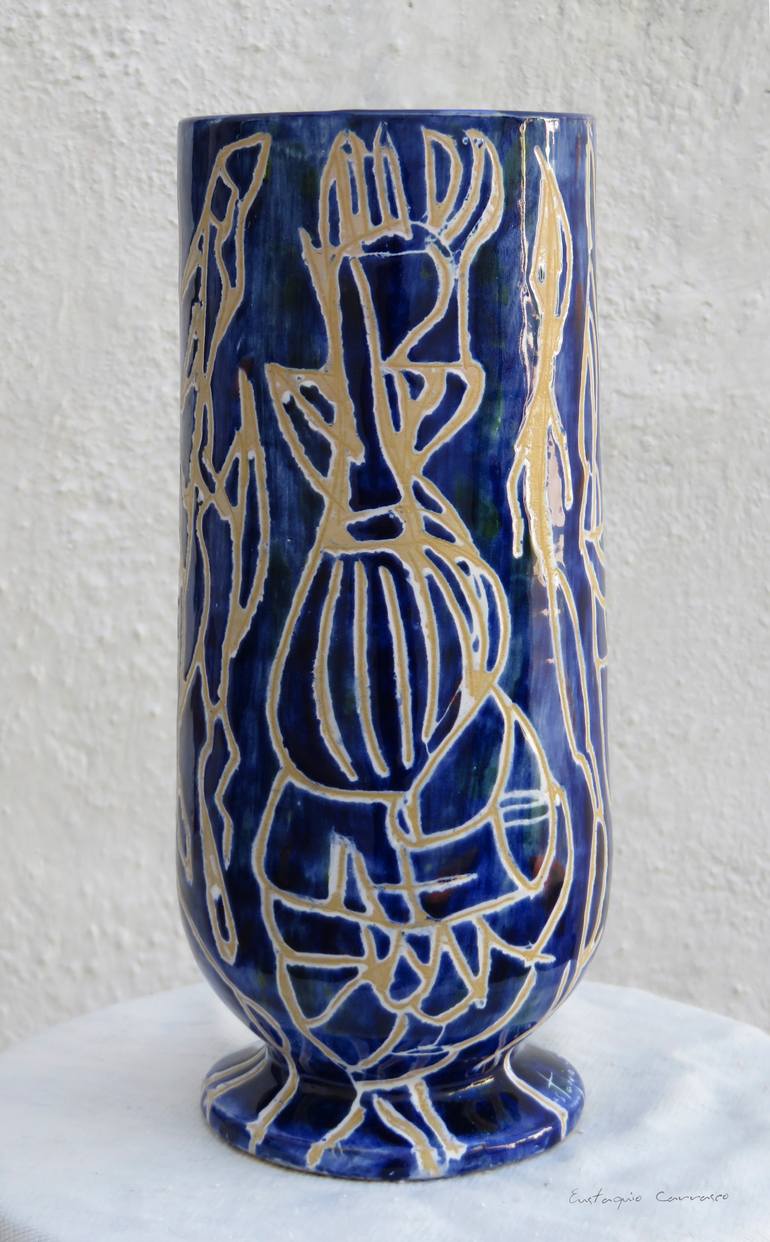 Original Abstract Expressionism Abstract Sculpture by Eustaquio Carrasco