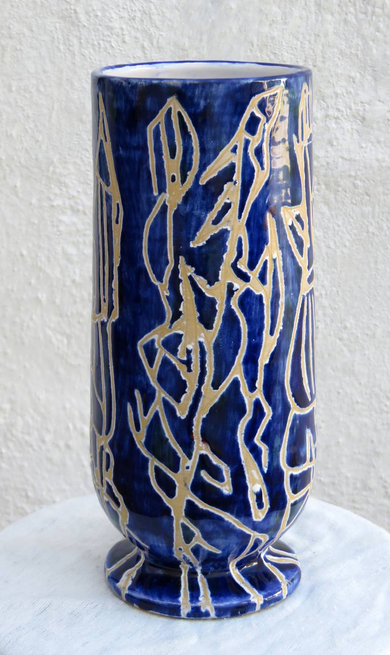 Original Abstract Expressionism Abstract Sculpture by Eustaquio Carrasco