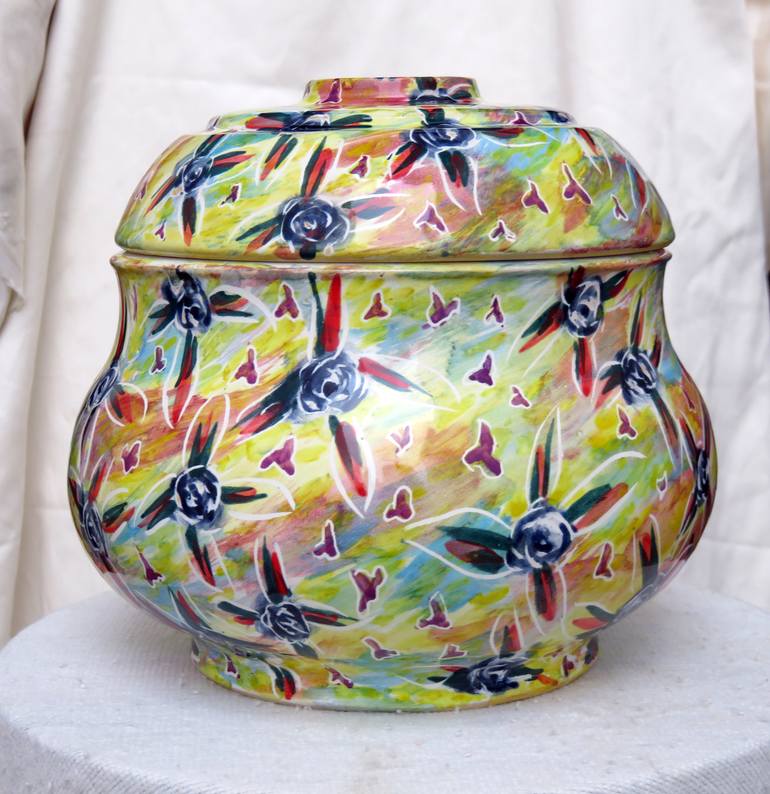 Original Figurative Floral Sculpture by Eustaquio Carrasco