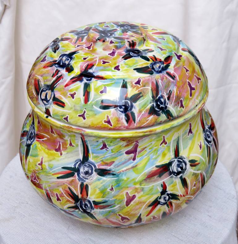 Original Figurative Floral Sculpture by Eustaquio Carrasco