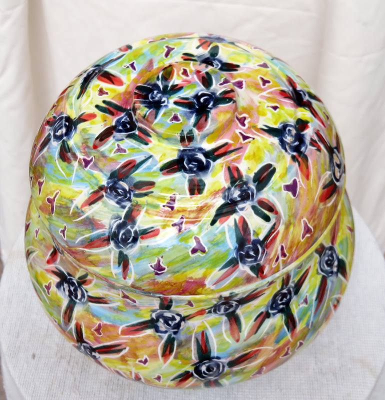 Original Figurative Floral Sculpture by Eustaquio Carrasco