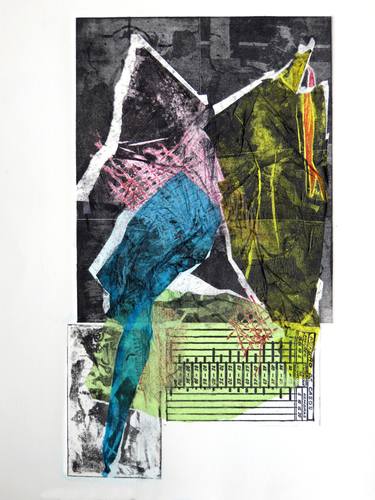 Print of Abstract Collage by Eustaquio Carrasco