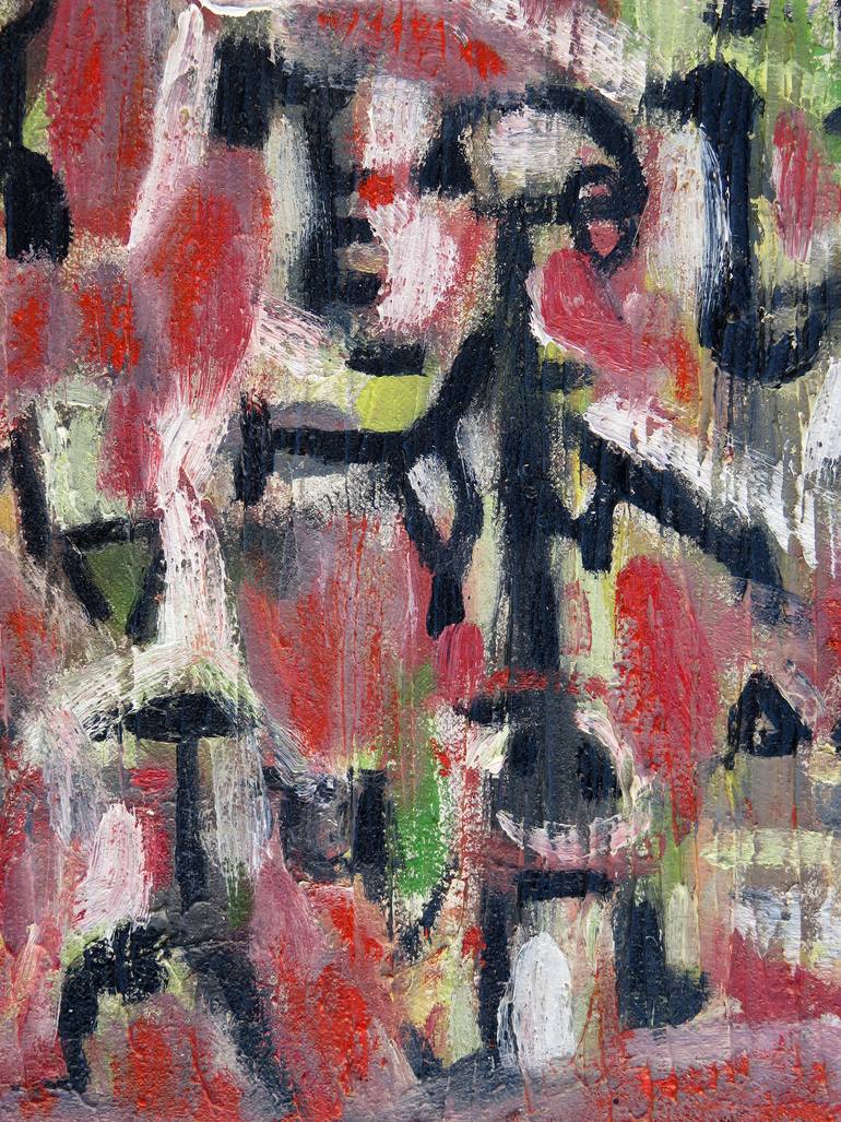 Original Expressionism Abstract Painting by Eustaquio Carrasco