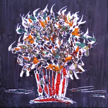 Print of Expressionism Floral Sculpture by Eustaquio Carrasco