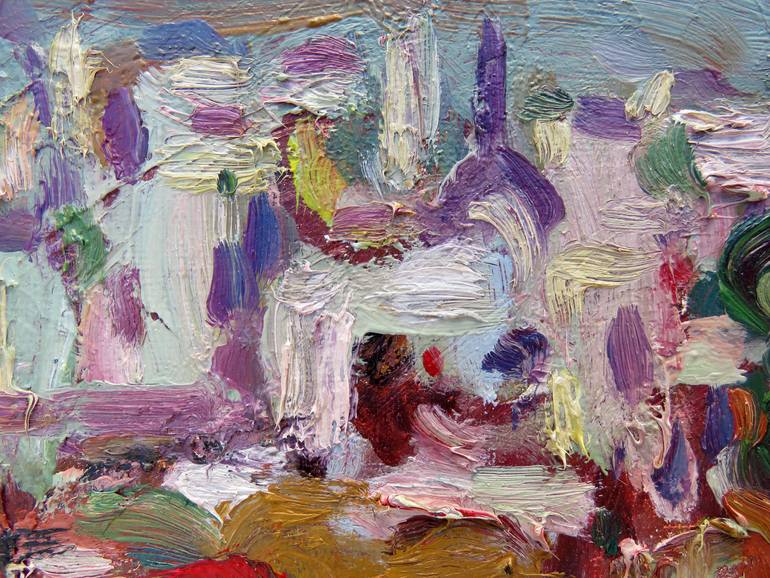 Original Expressionism Landscape Painting by Eustaquio Carrasco