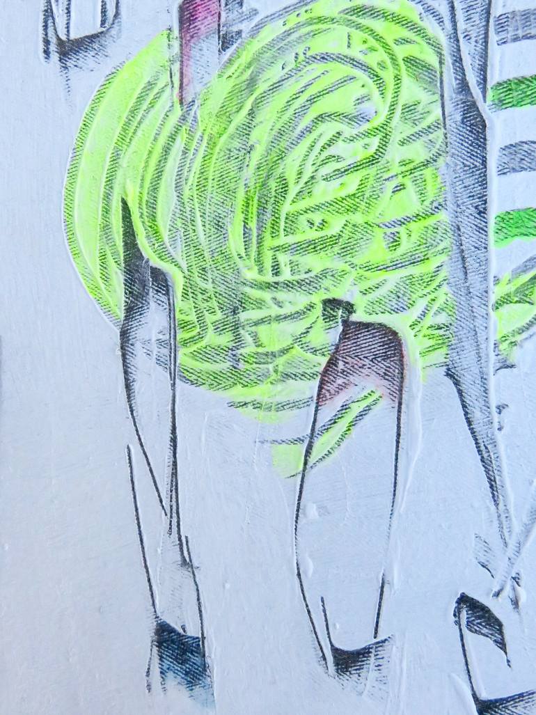 Original Conceptual Abstract Painting by Eustaquio Carrasco